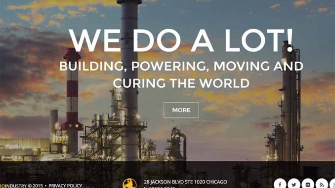 ธีม Wordpress (Theme) design การออกแบบ เว็บ สำหรับ โรงงานอุตสาหกรรม