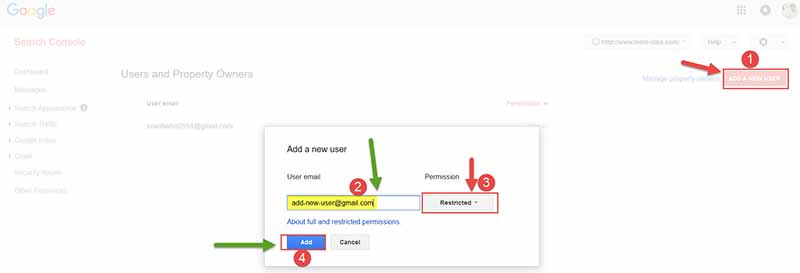เพิ่ม E-mail ผู้ใช้งานเพิ่มเติม