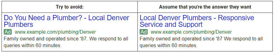 ตัวอย่าง โฆษณา Text Ad 
