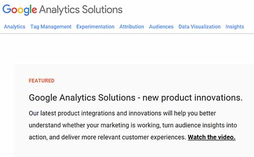 Google analytics solution blog