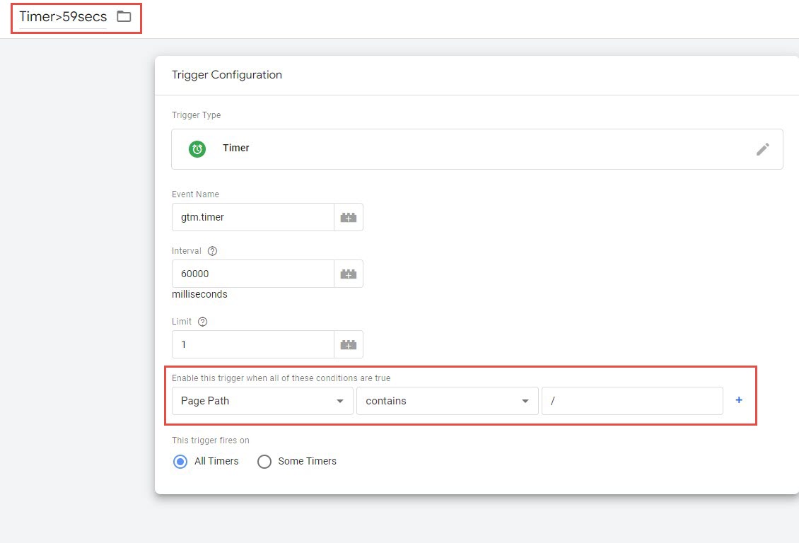 17 Trigger Condition