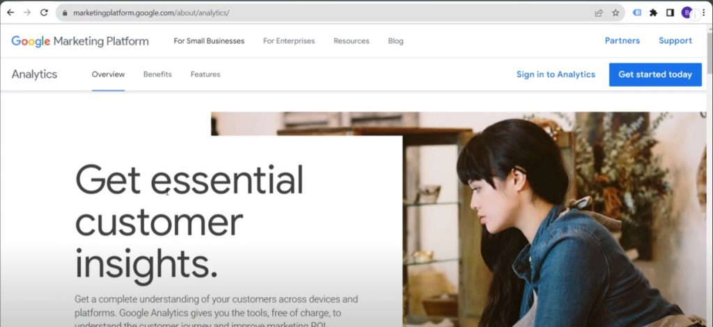 หน้าแรก GA4